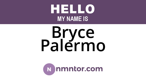 Bryce Palermo