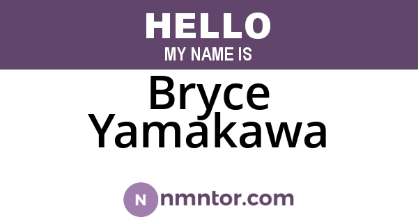Bryce Yamakawa
