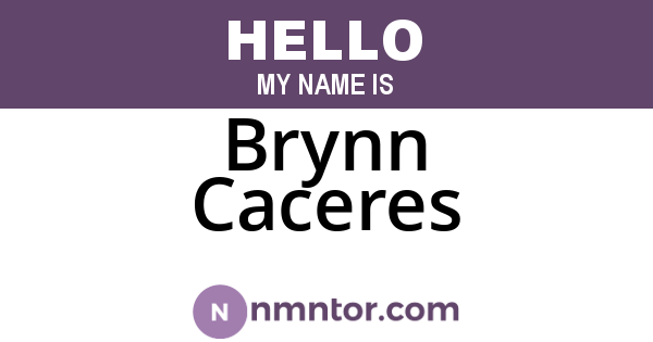 Brynn Caceres