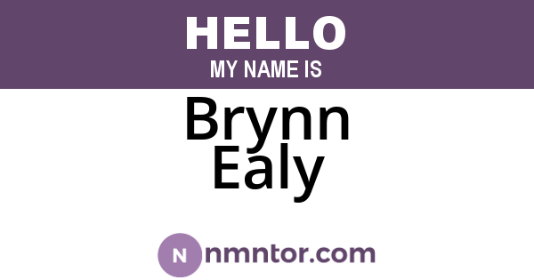 Brynn Ealy