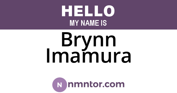 Brynn Imamura