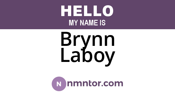 Brynn Laboy