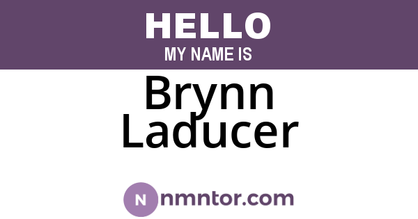 Brynn Laducer