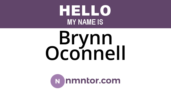 Brynn Oconnell