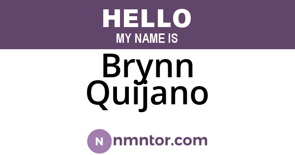 Brynn Quijano