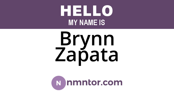 Brynn Zapata