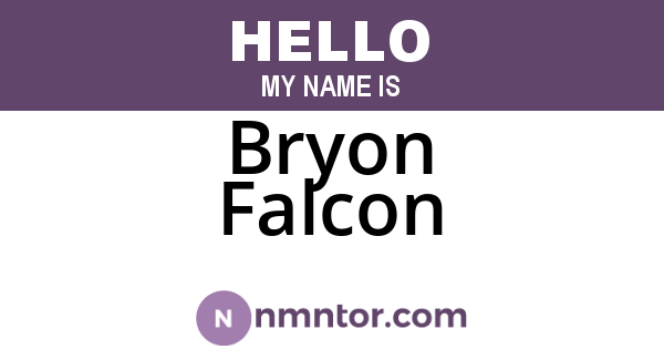 Bryon Falcon