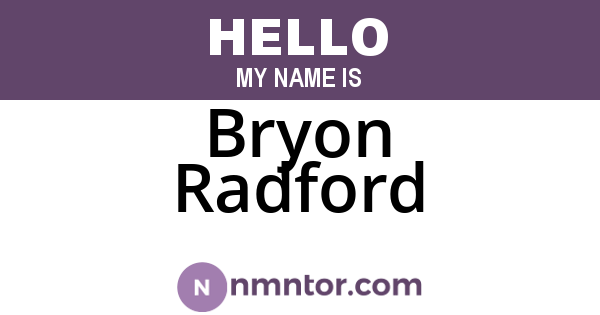 Bryon Radford