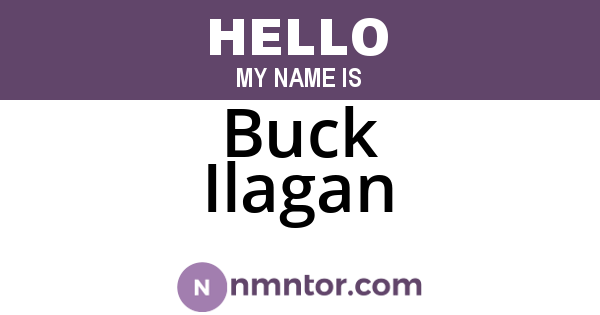 Buck Ilagan