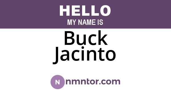 Buck Jacinto