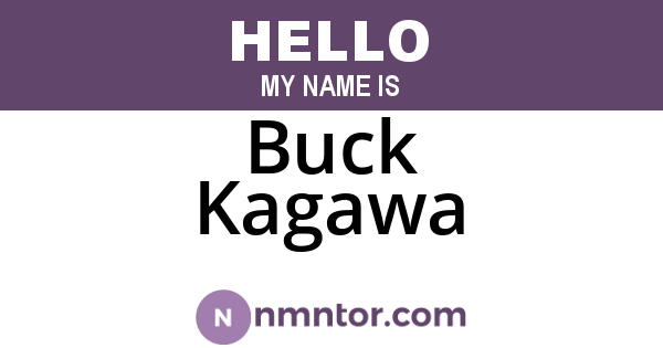 Buck Kagawa