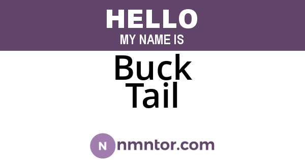 Buck Tail
