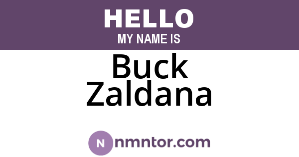 Buck Zaldana