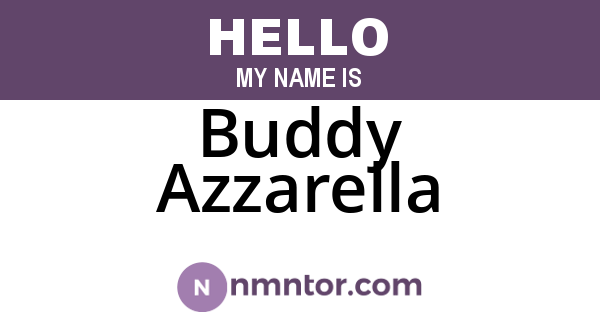 Buddy Azzarella