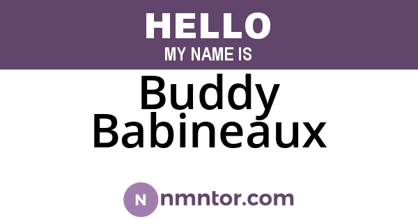 Buddy Babineaux