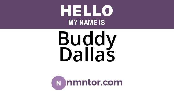 Buddy Dallas
