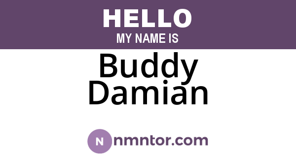 Buddy Damian