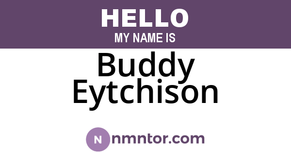 Buddy Eytchison