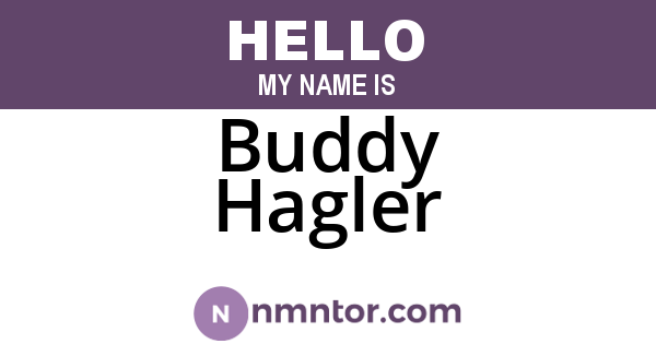 Buddy Hagler