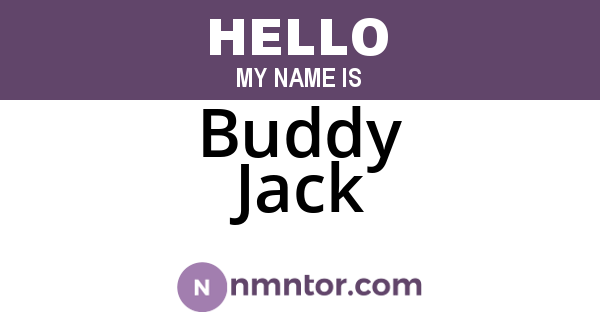 Buddy Jack
