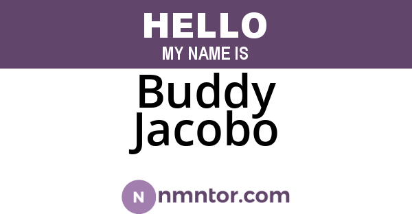 Buddy Jacobo