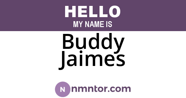 Buddy Jaimes