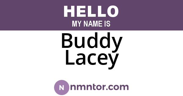 Buddy Lacey