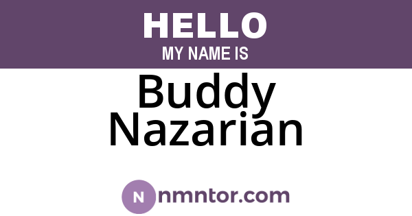 Buddy Nazarian