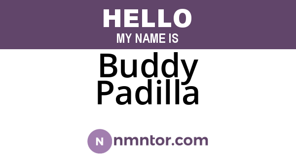 Buddy Padilla