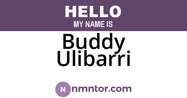 Buddy Ulibarri