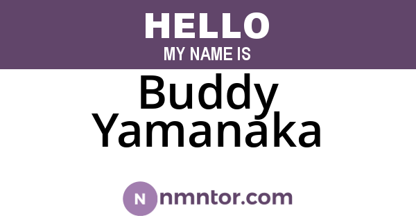 Buddy Yamanaka