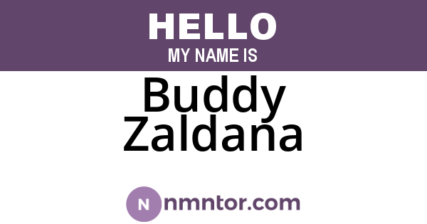 Buddy Zaldana