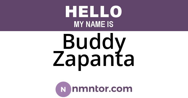 Buddy Zapanta