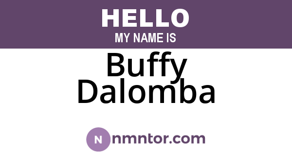 Buffy Dalomba