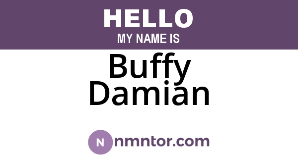 Buffy Damian
