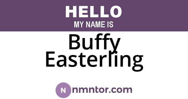 Buffy Easterling