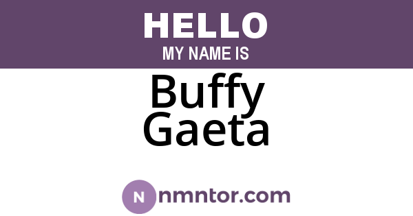 Buffy Gaeta