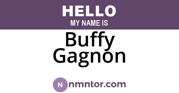 Buffy Gagnon