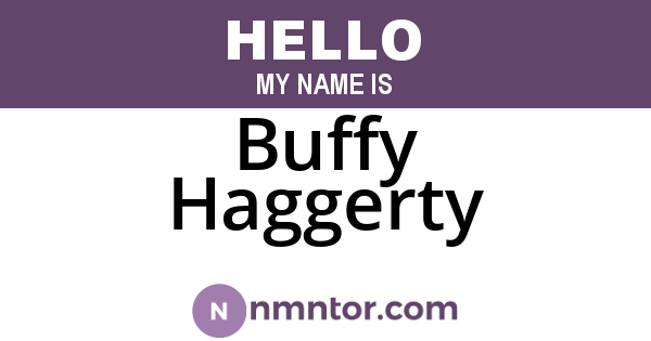 Buffy Haggerty