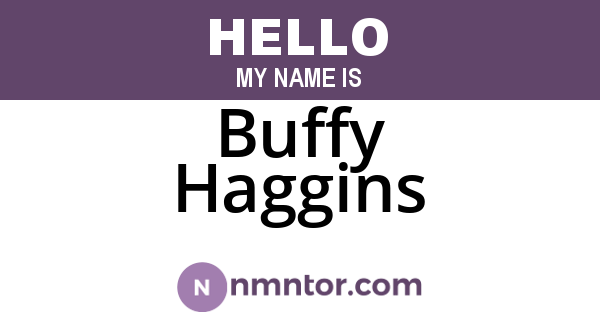 Buffy Haggins