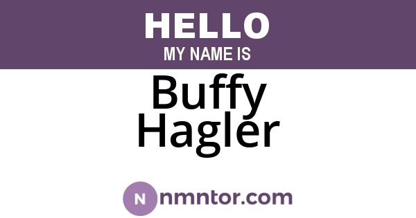 Buffy Hagler