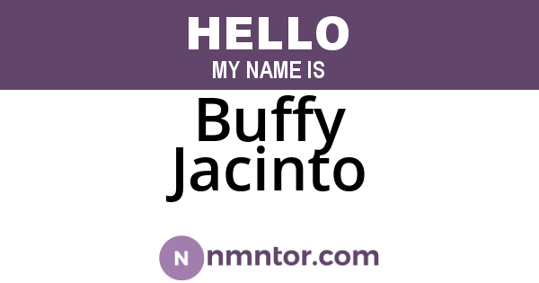 Buffy Jacinto