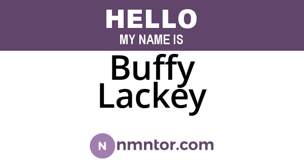 Buffy Lackey