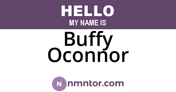 Buffy Oconnor