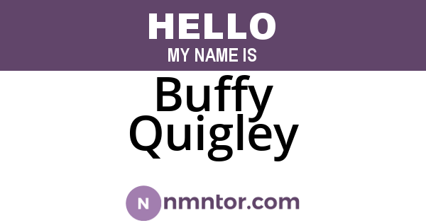 Buffy Quigley