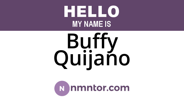 Buffy Quijano