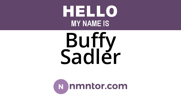 Buffy Sadler