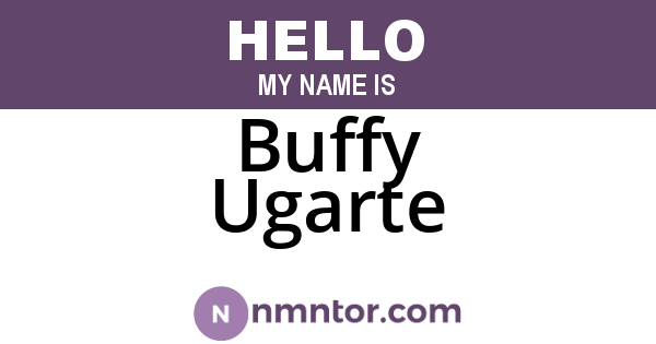 Buffy Ugarte