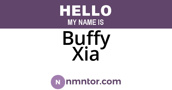 Buffy Xia