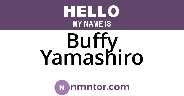 Buffy Yamashiro